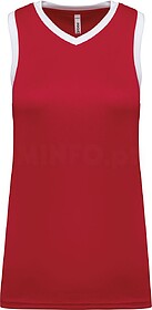 PA4051 T-shirt de basquetebol de senhora tam: XS cor: Sporty...