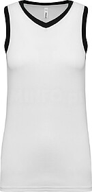 PA4051 T-shirt de basquetebol de senhora tam: L cor: White/ ...