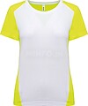 T-shirt de desporto bicolor eco-responsável de senhora PA4015