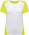 T-shirt de desporto bicolor eco-responsável de senhora PA4015 - imagem 1