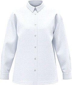 SP501 Camisa em linho oversize de senhora tam: XL cor: White...