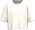 Sweatshirt «crop» de manga curta com decote redondo de senhora PA394 - imagem 1