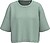 Sweatshirt «crop» de manga curta com decote redondo de senhora PA394 - imagem 1