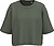 Sweatshirt «crop» de manga curta com decote redondo de senhora PA394 - imagem 1