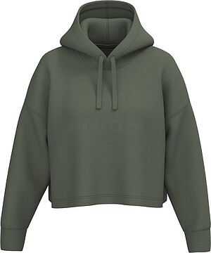 Sweatshirt “crop” com capuz de senhora PA396