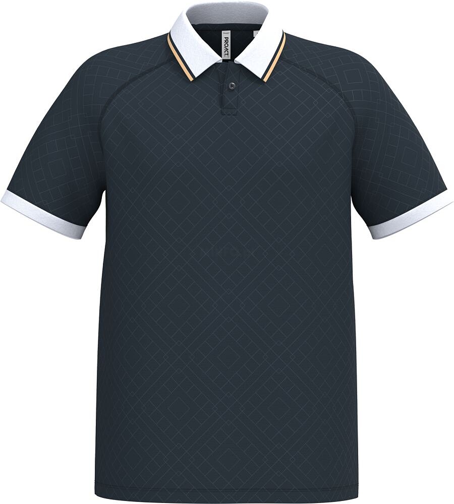 T-shirt lifestyle com colarinho tipo polo unissexo PA497