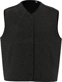 SP604 Colete em sherpa de senhora tam: S cor: Black : Spasso...