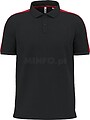 Polo teamwear bicolor unissexo PA4057