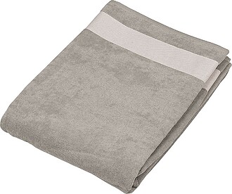 K118 Toalha de praia tam: One Size cor: Light Grey/ White : ...