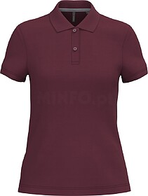 K242C Polo de senhora manga curta tam: XL cor: Wine : Kariba...