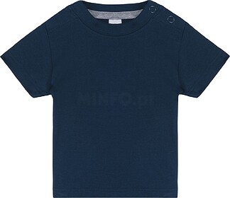 K363C T-shirt de bebé manga curta tam: 9M cor: Navy : Karib...