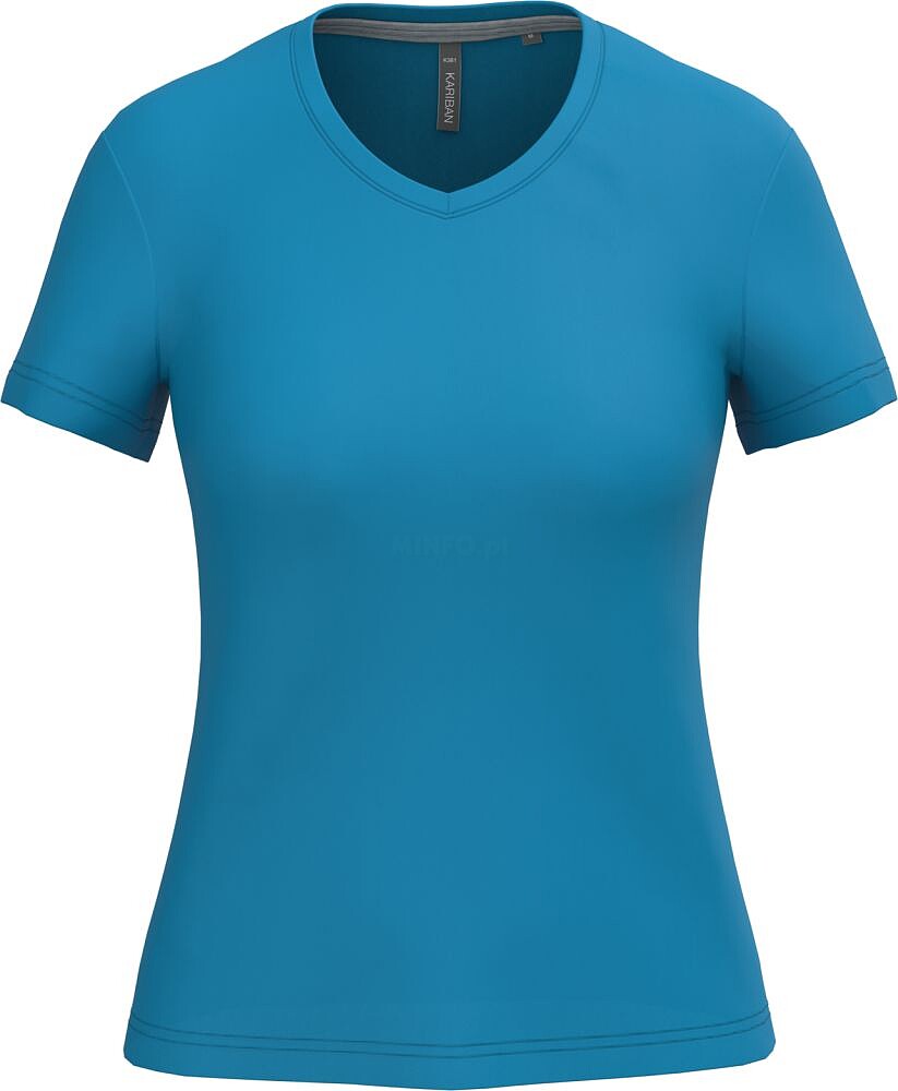 T-shirt de senhora de manga curta e decote V K381