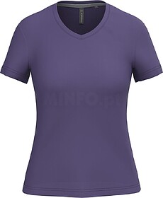 K381C T-shirt de senhora de manga curta e decote V tam: 3XL ...