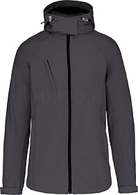 K414 Blusão softshell de senhora com capuz amovível tam: X...