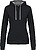 Sweatshirt de senhora com capuz em contraste K465 - imagem 1