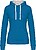 Sweatshirt de senhora com capuz em contraste K465 - imagem 1