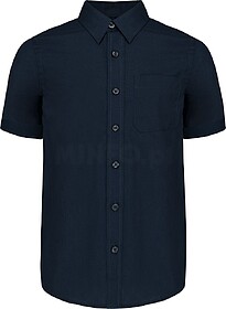 K520C Camisa de criança manga curta em popeline tam: 8/10 y...