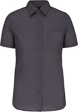 Camisa de senhora manga curta em popeline tratamento fácil K544