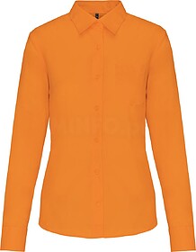 K549C Camisa popeline poliéster/ algodão de tratamento fá...