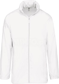K616 Windbreaker tam: M cor: White : Kariban Material flexí...