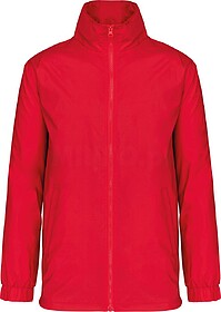 K687 Windbreaker com forro tam: M cor: Red : Kariban Revesti...
