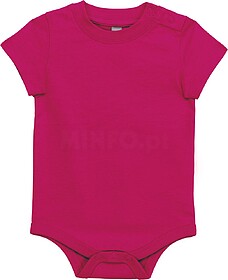 K831 Body de bebé manga curta tam: 18M cor: Fuchsia : Karib...