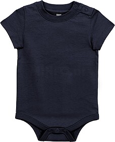 K831 Body de bebé manga curta tam: 12M cor: Navy : Kariban ...
