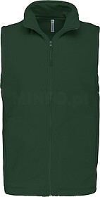 K913 Colete micropolar de homem tam: S cor: Forest Green : K...