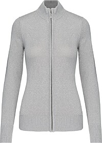 K962 Casaco de malha de senhora tam: XS cor: Grey Melange : ...