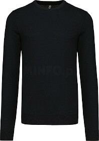 K967 Camisola de homem decote redondo tam: L cor: Black : Ka...