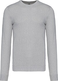 K967 Camisola de homem decote redondo tam: L cor: Grey Melan...