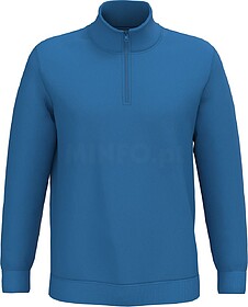 K478C Sweatshirt 1/2 fecho tam: XS cor: Light Royal Blue : K...
