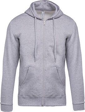 Sweatshirt com fecho e capuz K479