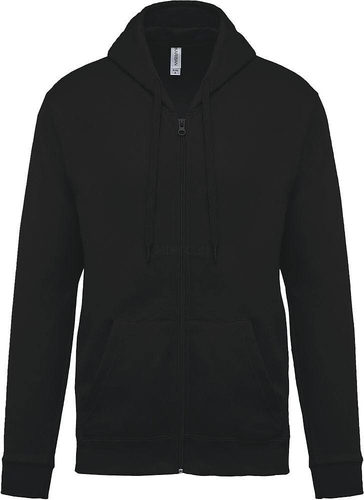 Sweatshirt com fecho e capuz K479
