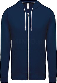 K438 Casaco de algodão leve com capuz tam: S cor: Navy : Ka...