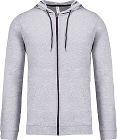 K438 Casaco de algodão leve com capuz tam: XL cor: Oxford G...