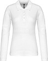 Polo piqué de senhora de manga comprida K257