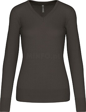 Pullover de senhora decote V K966
