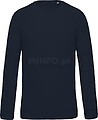 Sweatshirt BIO de homem com decote redondo e mangas raglan K480
