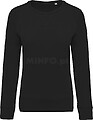 Sweatshirt BIO de senhora com decote redondo e mangas raglan K481