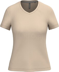 K381C T-shirt de senhora de manga curta e decote V tam: S co...