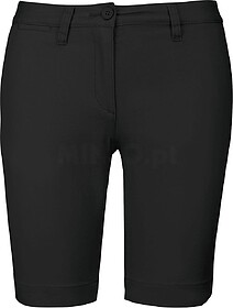 K751 Bermuda chino de senhora tam: 40 cor: Black : Kariban C...