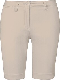 K751 Bermuda chino de senhora tam: 42 cor: Beige : Kariban C...