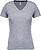 T-shirt de malha piqué de senhora com decote V K394 - imagem 1