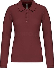 K257C Polo piqué de senhora de manga comprida tam: M cor: W...