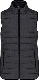 K6114 Colete de senhora acolchoado leve tam: M cor: Marl Dar...