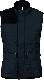 K6125 Colete acolchoado de senhora tam: M cor: Navy/ Black :...