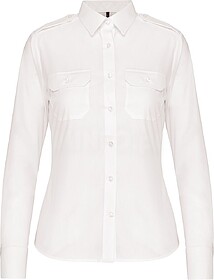 K506 Camisa piloto de senhora de manga comprida tam: M cor: ...