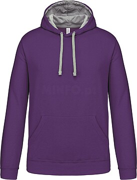 Sweatshirt com capuz em contraste K446