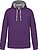 Sweatshirt com capuz em contraste K446 - imagem 1